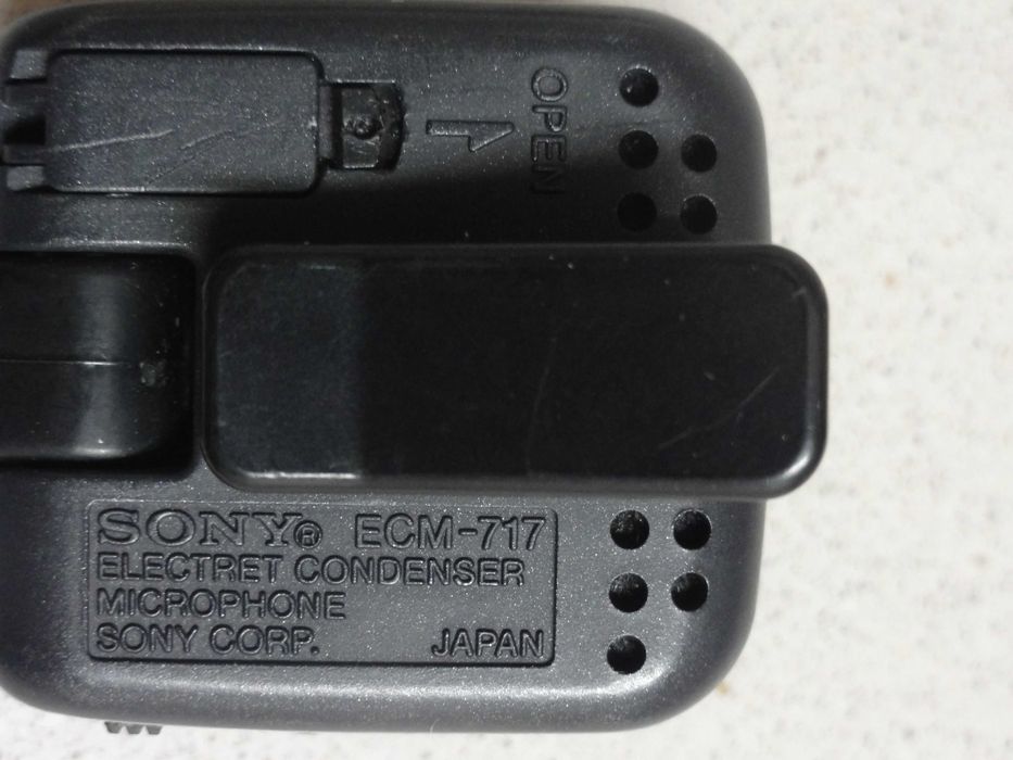Microfone stereo de condensador Sony ECM-717