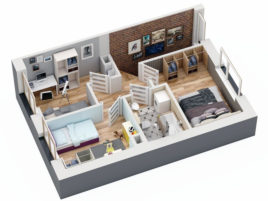 Mieszkanie w budynku , jednorodzinnym, dwulokalowym, z ogrodem 25/2