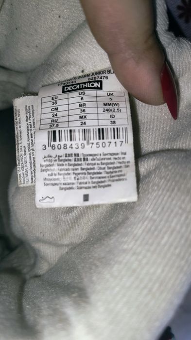 Śniegowce Decathlon rozmiar 38