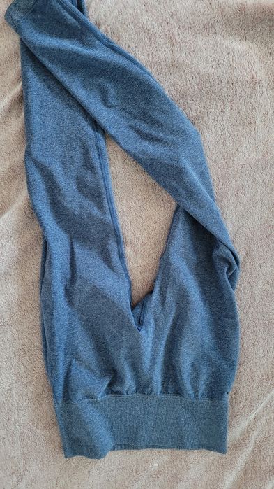 Legginsy sportowe siłownia nowe niebieskie S