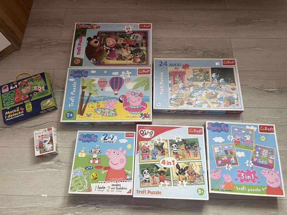 Puzzle i gry dla 3-latka