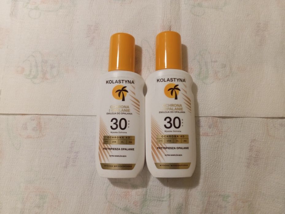 Kolastyna Emulsja do opalania w sprayu SPF30 150ml 2 szt.