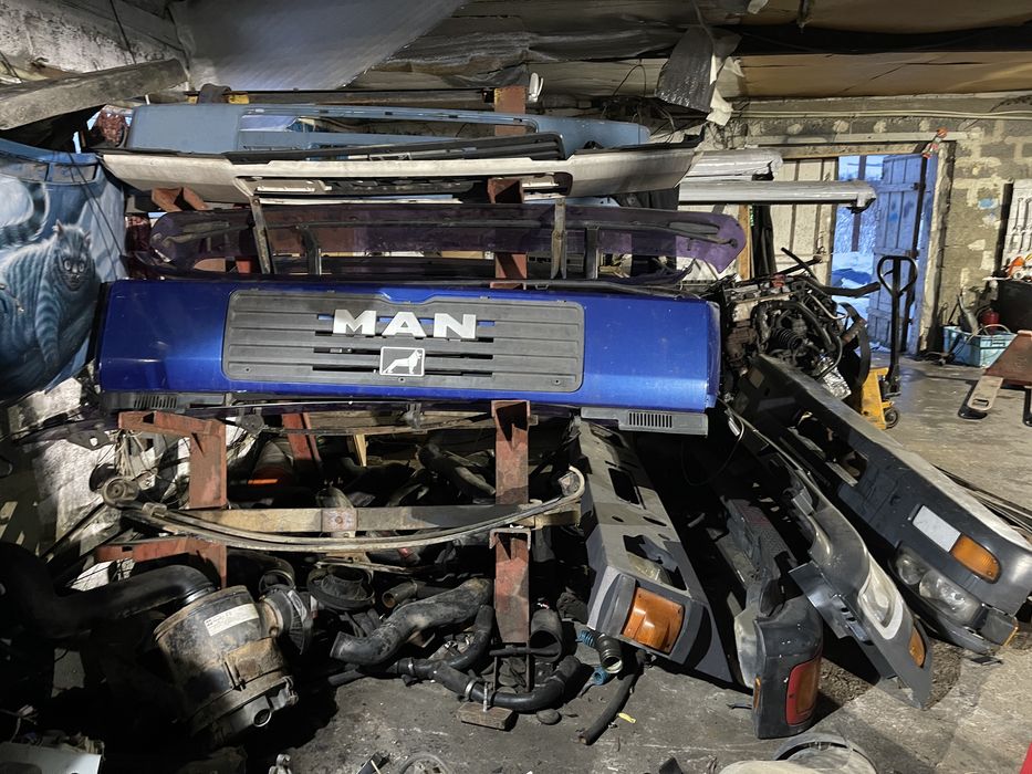 Авторозборка MAN L 2000 , Le 8.180 , 8.163 , 12.180 ,12.220 …