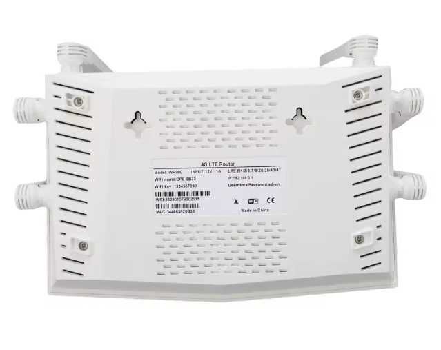 Router sem fios WiFi6 sim 4G CPE LTE Velocidade 5G 300Mbps 6 Antenas NOVO