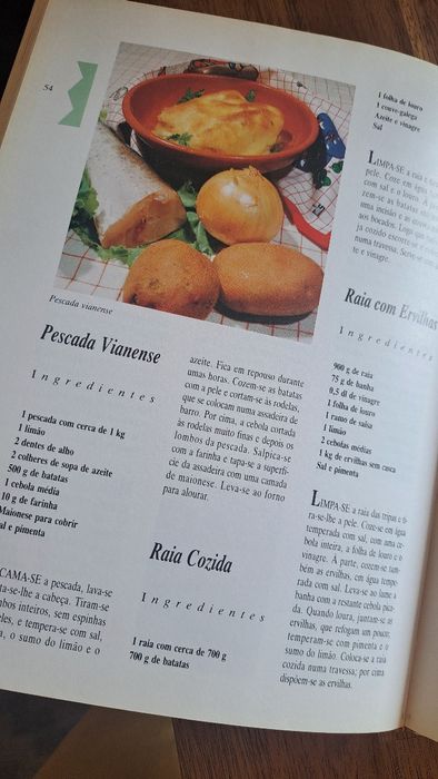 Livro culinária Entre Douro e Minho