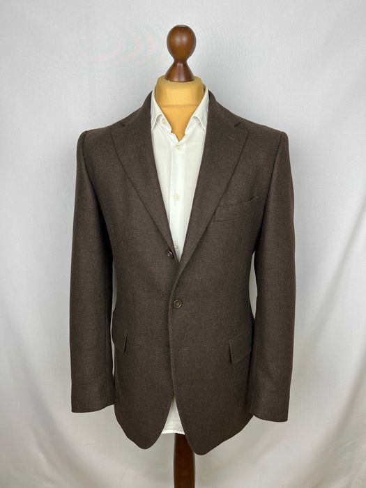 BOGGI x Vitale Barberis 100% Wool Blazer коричневий піджак з вовни Боггі Мілано Italy