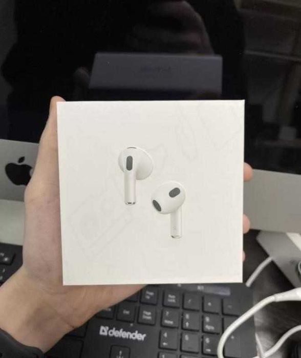 РОЗПРОДАЖ! Безпровідні навушники аірподс 3 + чохол на кейс!