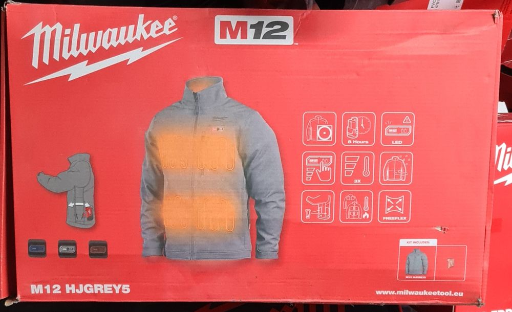 Milwaukee Kurtka Podgrzewana M12 HJGREY5 Szara  L