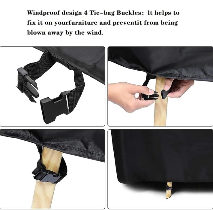 Wodoodporny Pokrowce na meble ogrodowe 135 x 115 x 60 cm