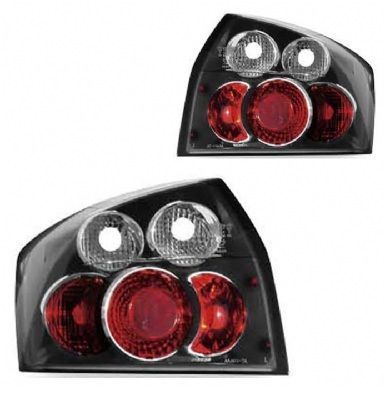 Lampy tylne tyl kpl Tuning Clear Black Czarne Audi A4 b6 8e 8e5 sedan 2000-