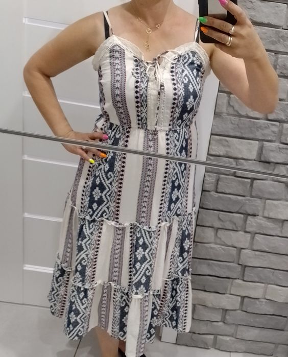 Nowa sukienka boho lato 38
