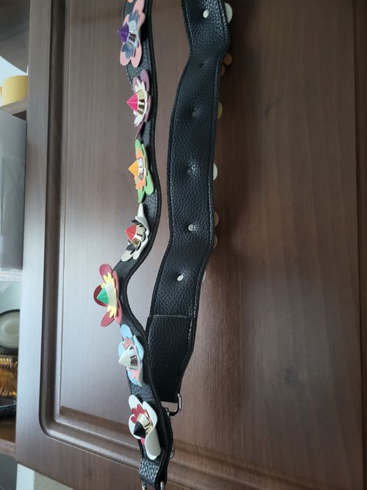 Pasek do torebki kwiaty 3d