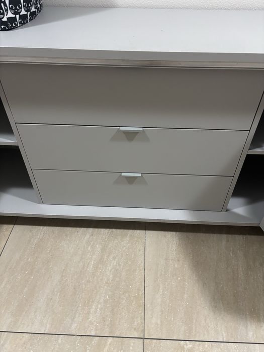 Komoda szara vox simple