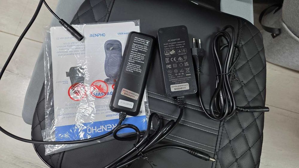 Renpho Masażer Mata masująca Shiatsu z podgrzewanie regulacja zagłówka