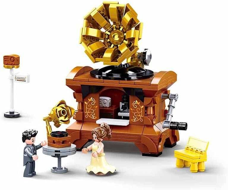 Конструктор Лего Lego  Sluban Creator Antique Граммофон Шарманка Патеф