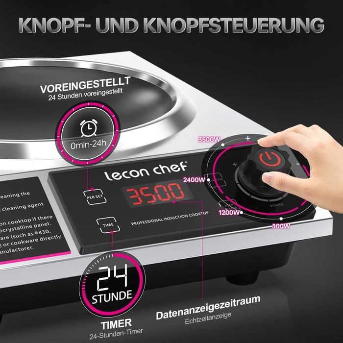 Płyta indukcyjna z wokiem