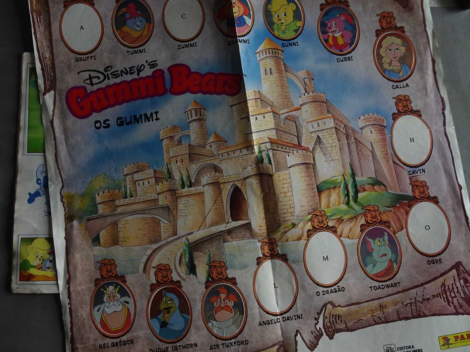 Caderneta de cromos Gummi Bears - (faltam 6 cromos) Panini Morumbi