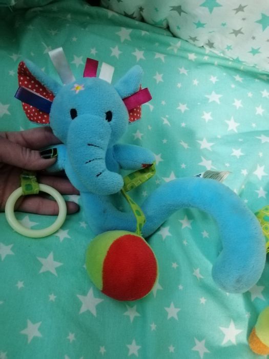 Игрушка-змейка, подвеска на коляску, кроватку