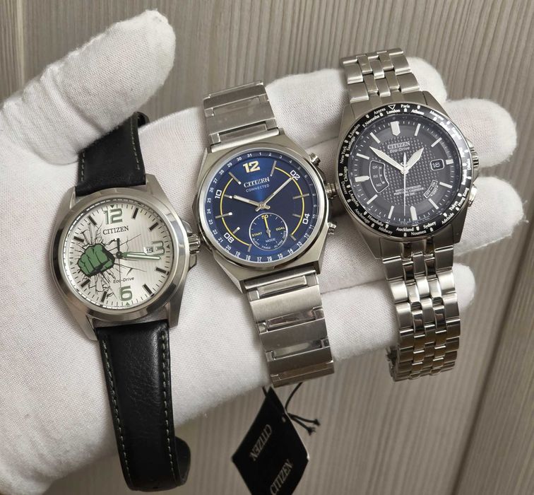 Чоловічий годинник Citizen Eco-Drive AW1431-24W Marvel Hulk 43mm новий