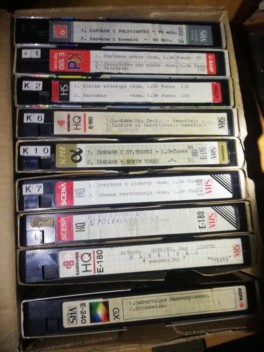 Kasety vhs Luis bajki Stallone dla dorosłych