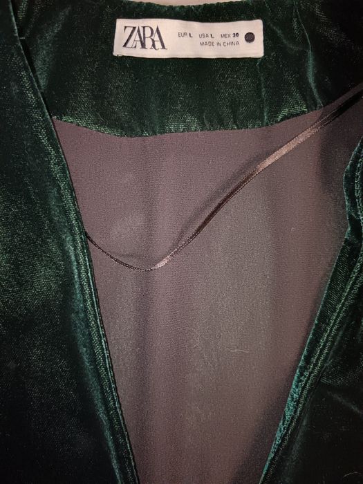 Blazer veludo verde