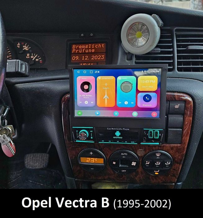 (NOVO) Rádio 1DIN Android 7" Retrátil [4+32GB] • GPS Bluetooth Câmera