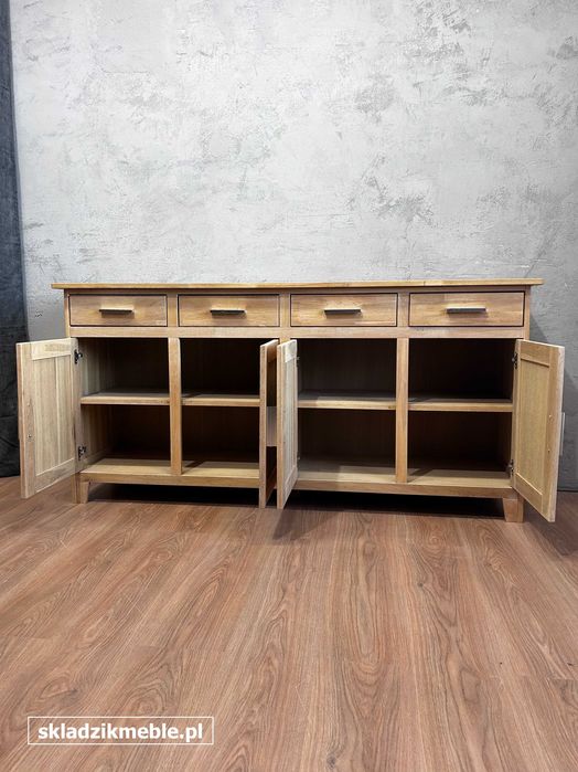 120426 Prosta komoda IKEA Hemnes jasny dąb