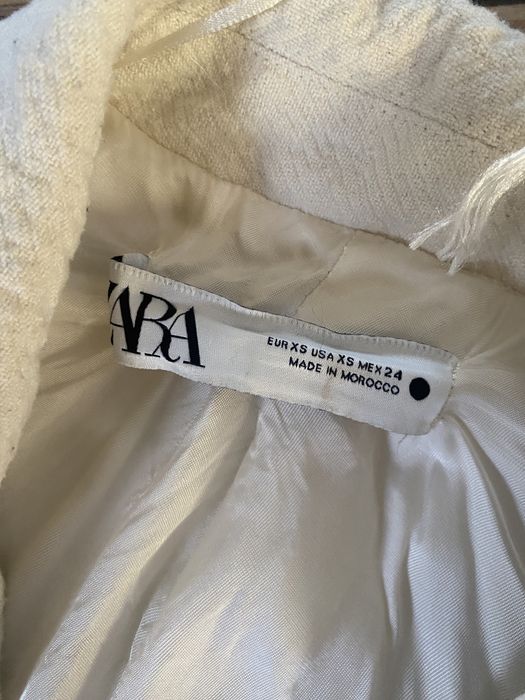 Płaszczyk wiosenny ecru XS oversize