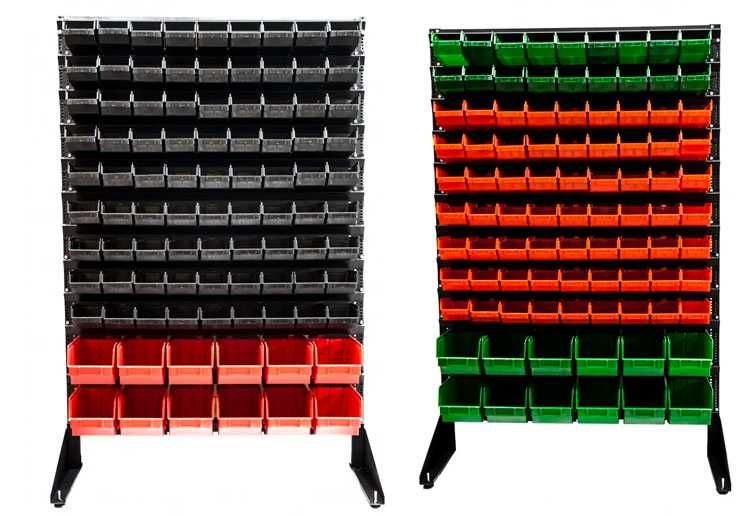 Метизний стелаж, стелаж торговий, складський стелаж, стелаж з ящиками