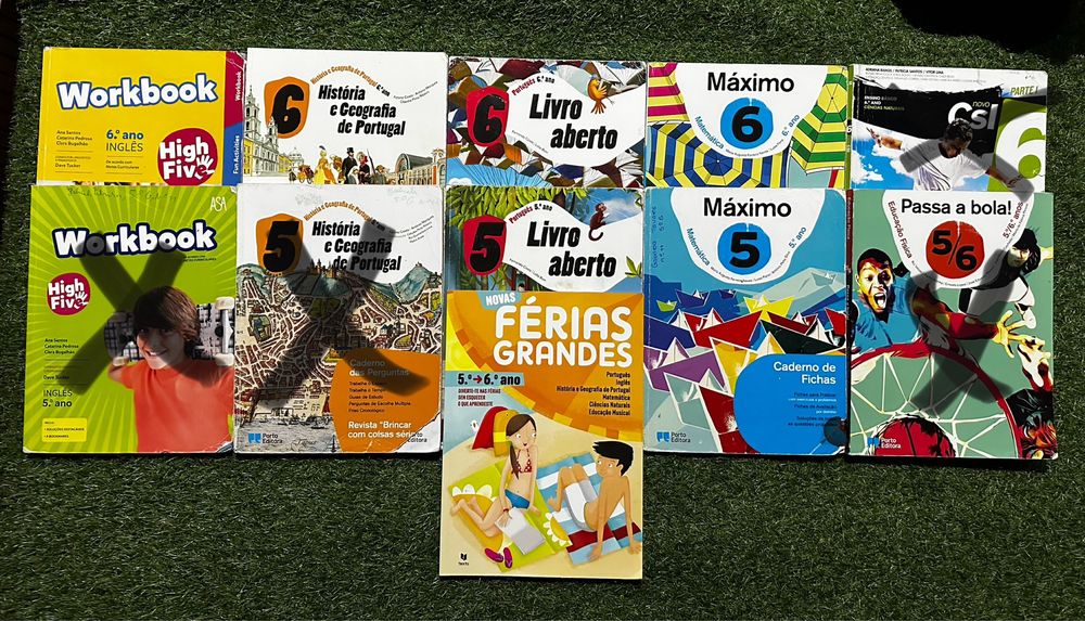 Livros de Fichas 5.º / 6.º ano / 7.º ano
