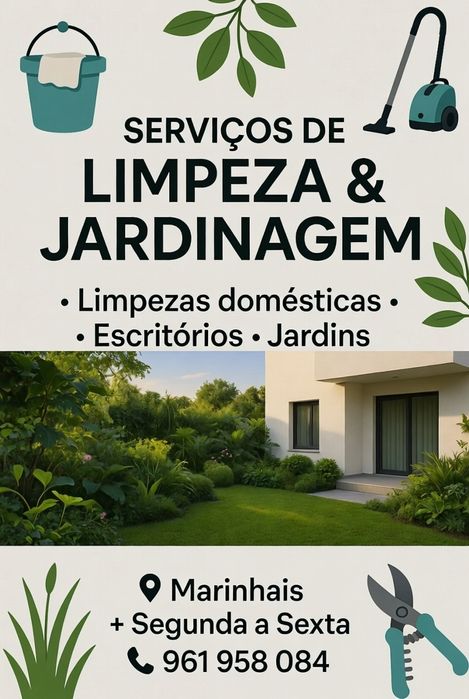 Limpeza de Casas e Jardins