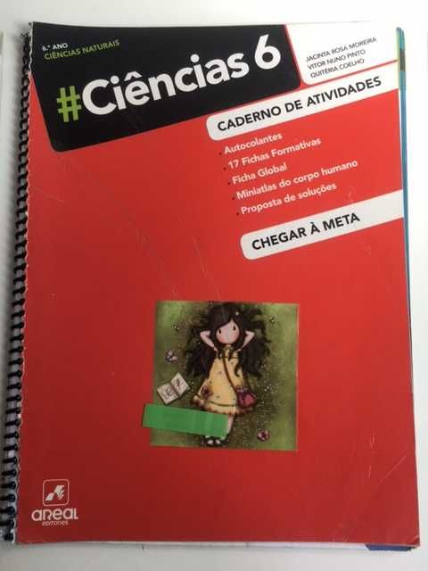 Cadernos Atividades e  Apoio Ciências 6.º Ano
