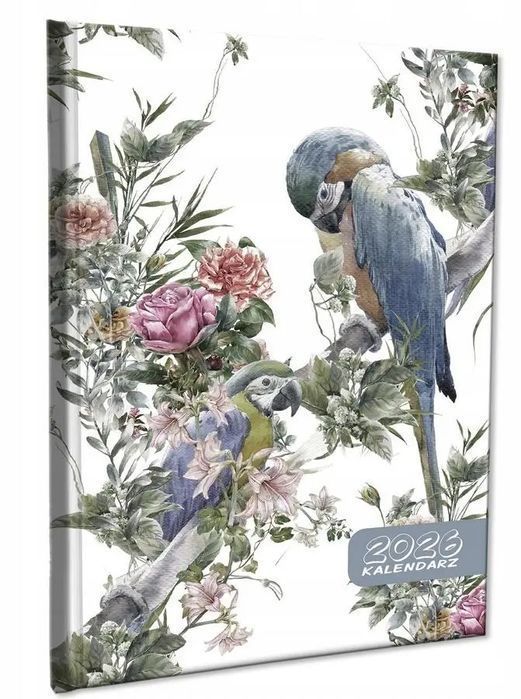 Kalendarz 2026 A5 tygodniowy notatka Papugi Boho. EV-Corp