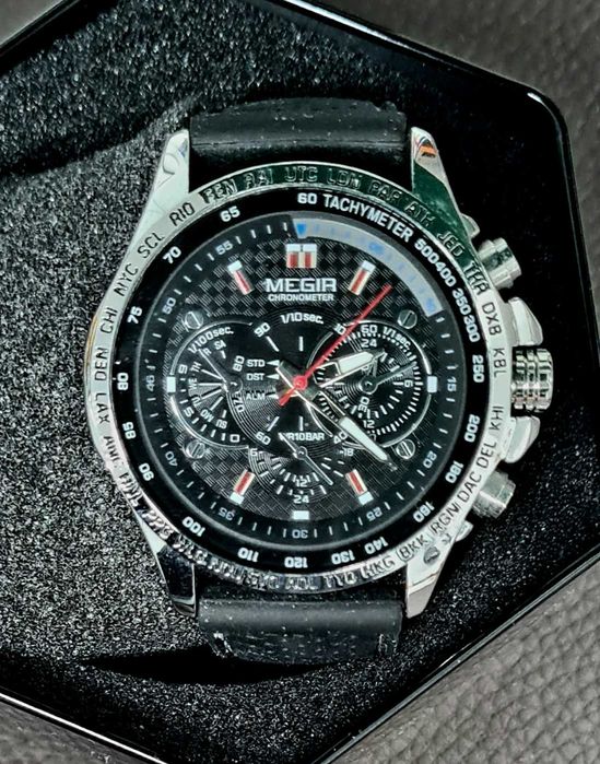 Relógio Megir Militar De Quartzo