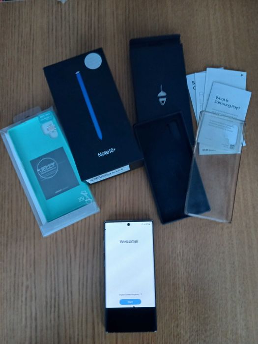 Samsung Galaxy Note 10+ BDB stan wizualny uszkodzony nowa bateria