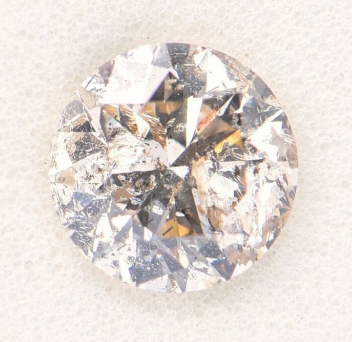 Naturalny Diament, brylant 0,54 ct, z certyfikatem autentyczności.