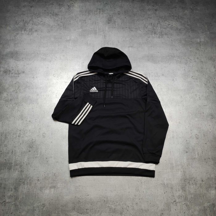MĘSKA Bluza Sportowa z Kapturem 3 Paski Adidas PREMIUM Trening Casual