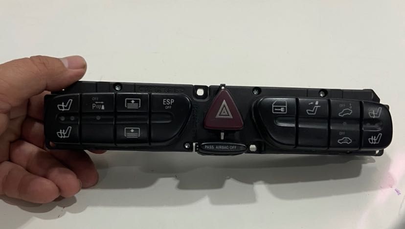 Botões de painel consola central Mercedes W209