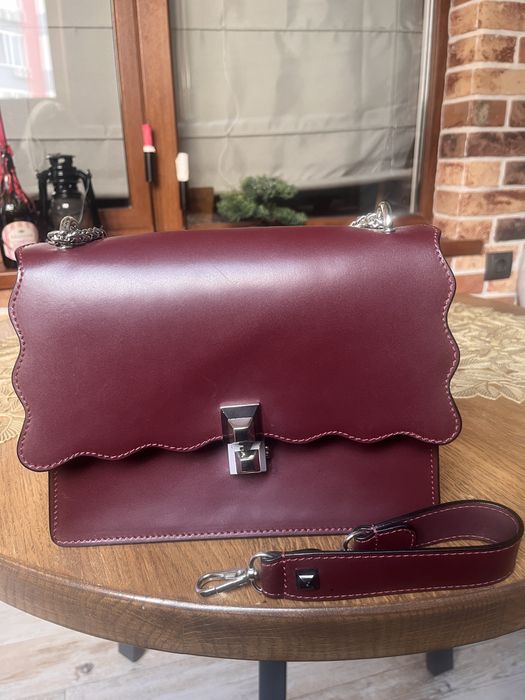 Сумка з натуральної італійської шкіри