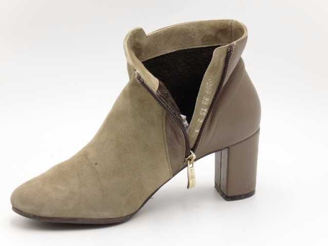 Botki Baldowski skóra naturalna r 38 beżowe ocieplane