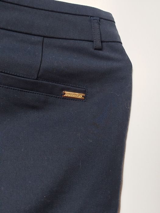 Eleganckie granatowe damskie spodnie M Nowe