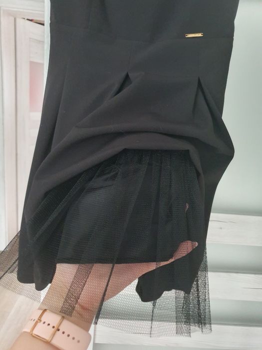 Czarna sukienka na wesele Ette Lou 36