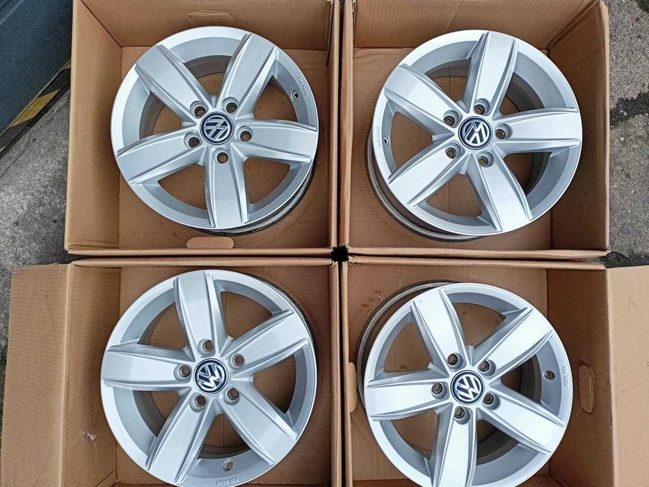 Oryginał felgi 16cali Vw T-Roc Golf Touran Cady CORVARA nr6036