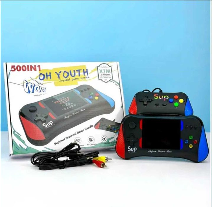 Nowa Przenośna MINI KONSOLA RETRO 500 GIER Gameboy Premium PAD