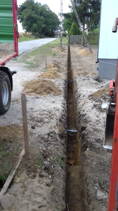 Usługi minikoparką