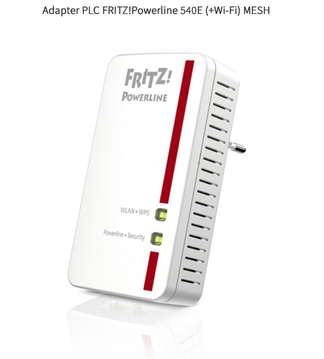 Fritz!Powerline 540E WLAN - Adapter - WiFi