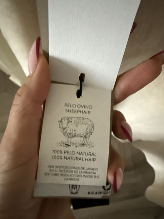 Kożuch natualny Massimo Dutti