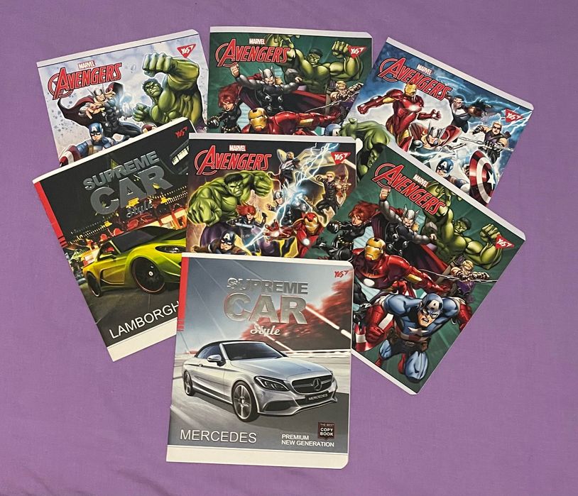 Тетрадки в косую для мальчишки