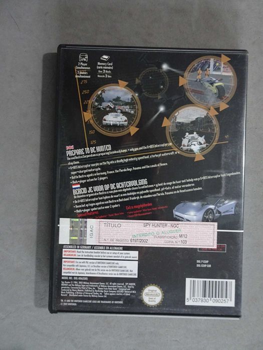 Jogo Gamecube Game Cube Spy Hunter .