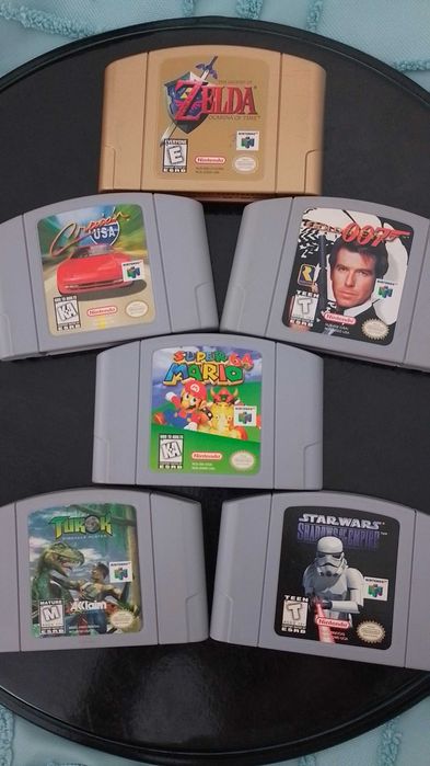 Jogos Nintendo 64 — Lote de 6 jogos originais NTSC-USA